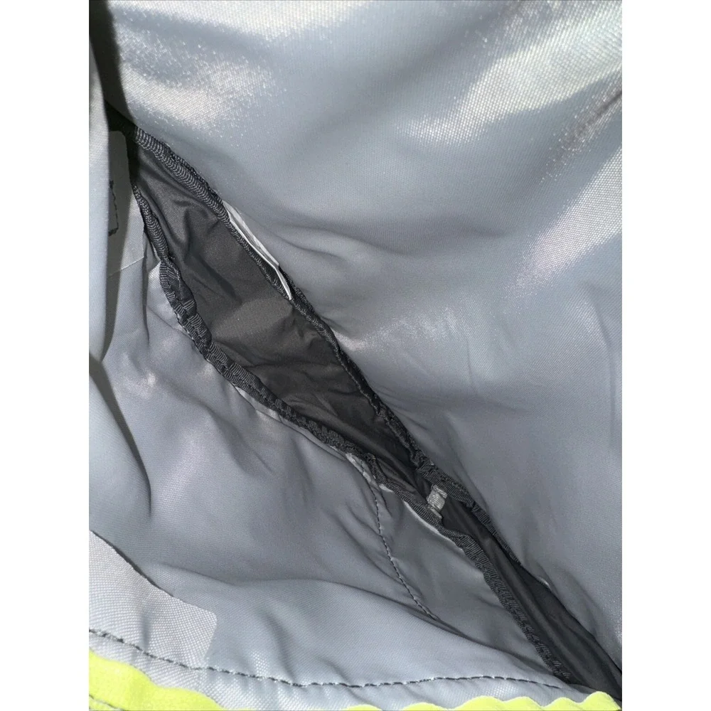 Eddie Bauer Bag Unisex OS Gray‎ Neon Green 100% Nylon Hiking Sling Back Shoulder